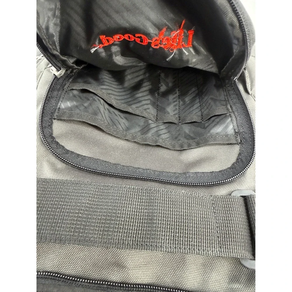 Oakley Backpack Grey Black Lifes‎ Good Embroidered Laptop Multi Pockets